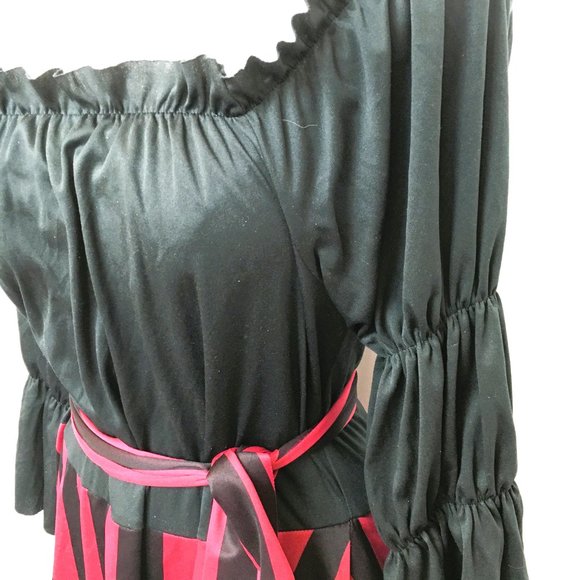 Pirate Girl Dress w/ sash M/L - Picture 4 of 10